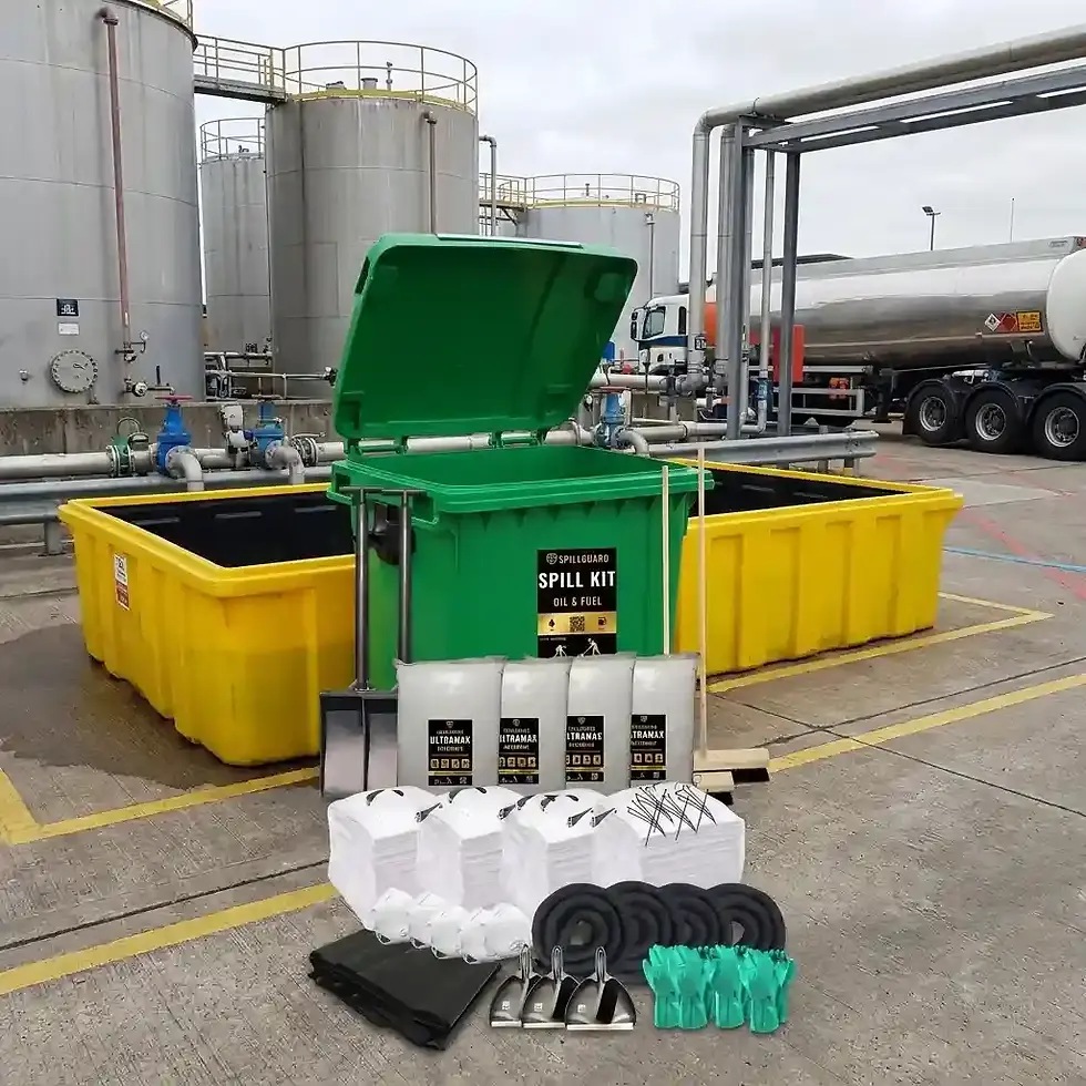 660L oil and fuel spill kit XL high volume hydrocarbon spill cleanup and industrial response