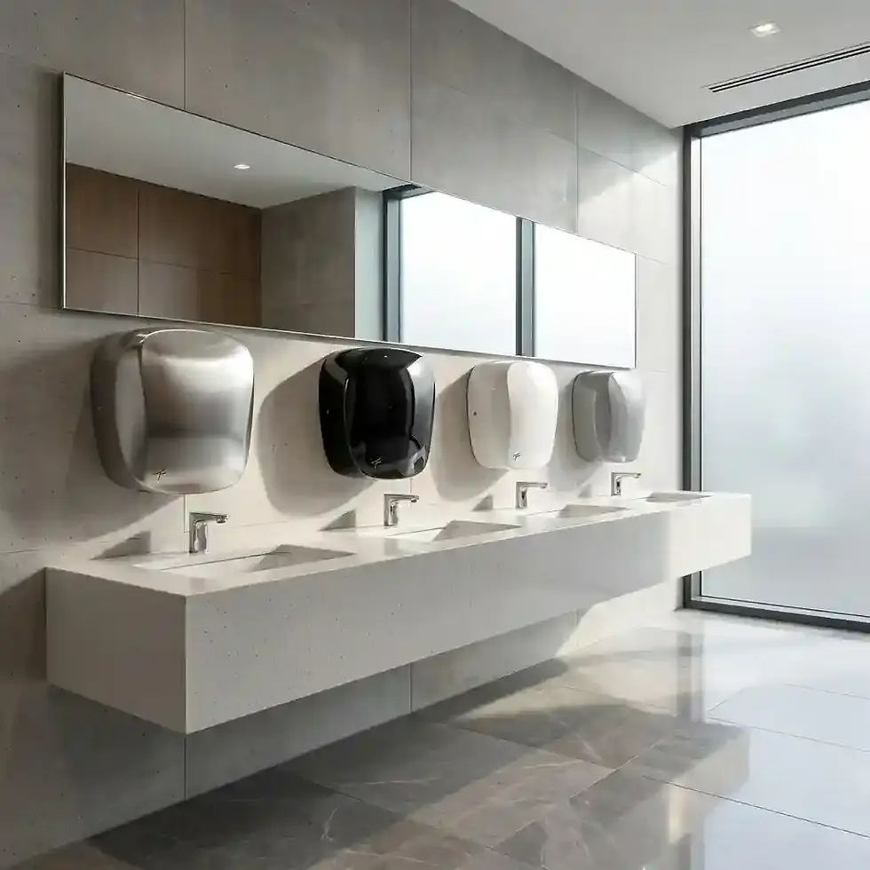 Thumbnail: heavy duty automatic hand dryer for high traffic commercial and industrial washrooms