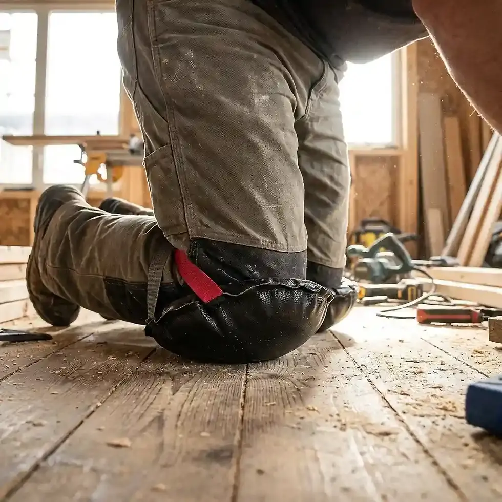 Thumbnail: knee pads South Africa for construction cleaning and industrial safety use