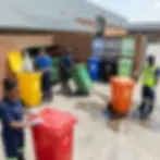 240L recycling wheelie bin system build your own set with multiple colour options for waste separation
