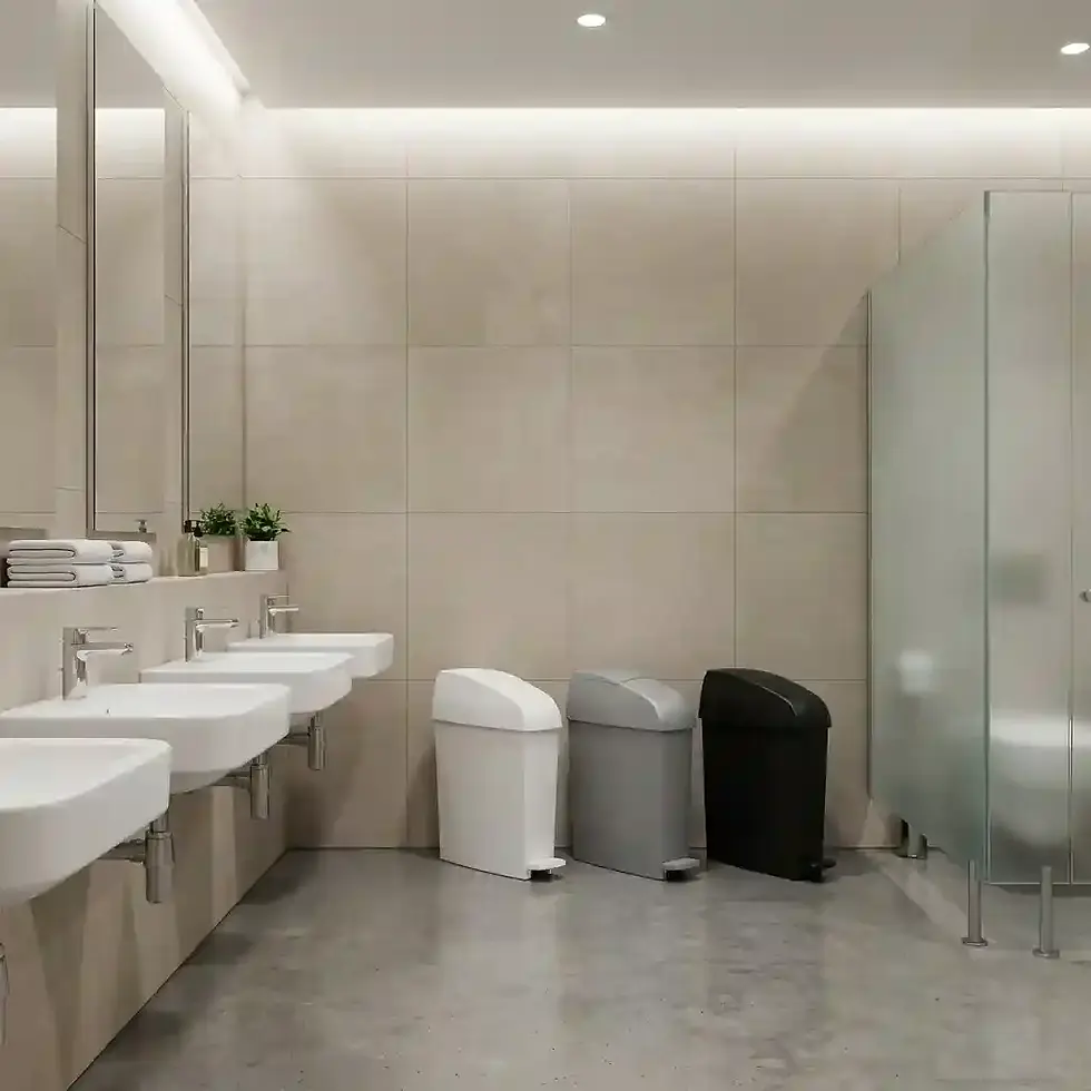 Thumbnail: ticra sanitary bin 20l for commercial bathrooms offices and public restroom facilities