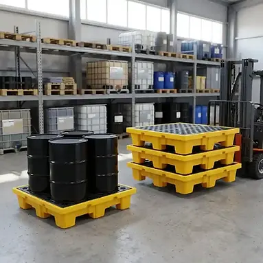 4 Drum Spill Pallet – Heavy-Duty Spill Containment Solution5_compressed.webp