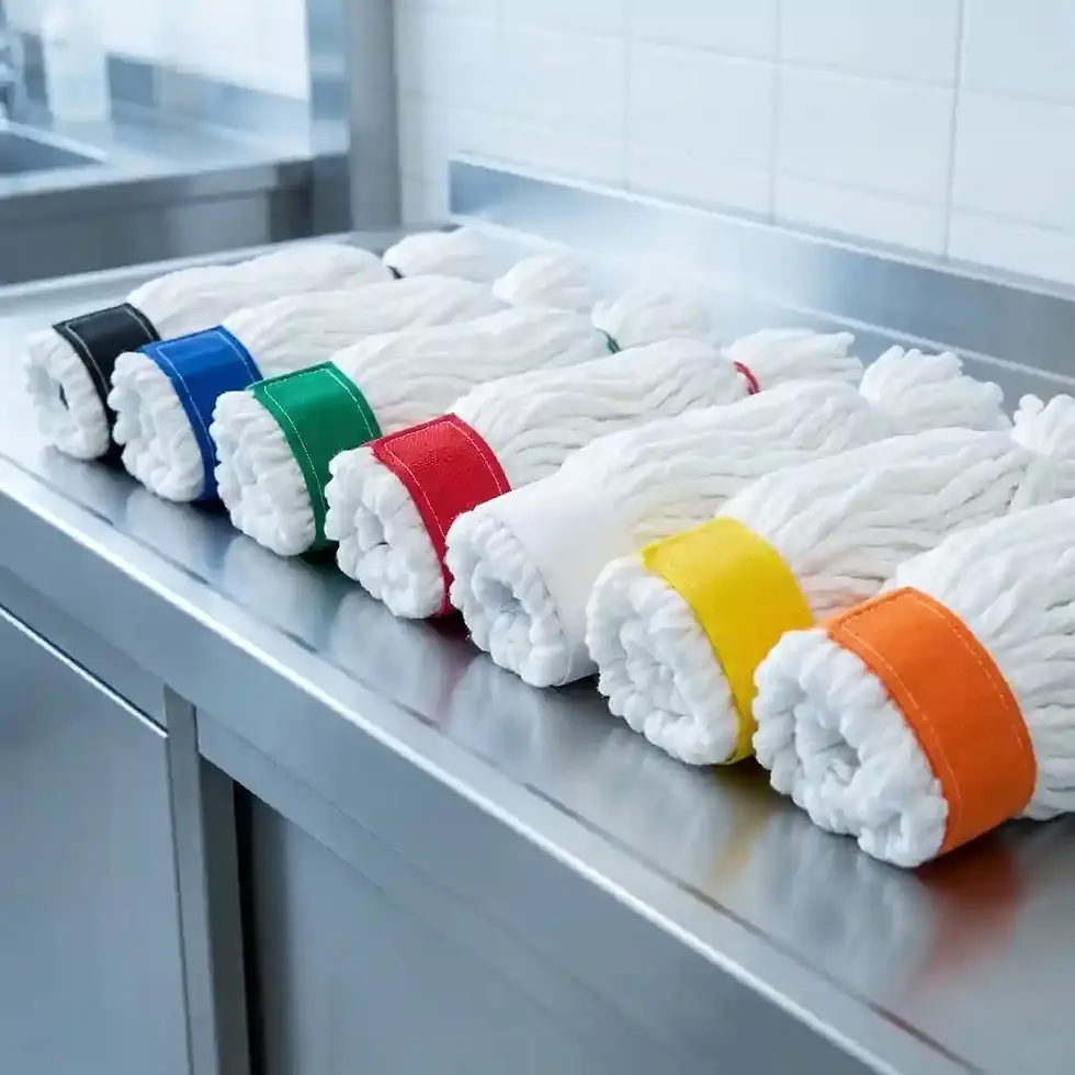Thumbnail: food industry cleaning mop head