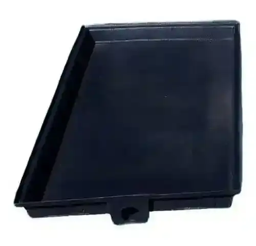 Black plastic 100L geyser tray for leak protection