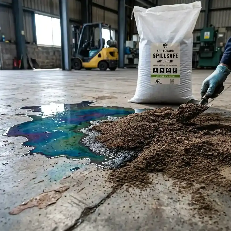 Thumbnail: liquid spill management absorbent