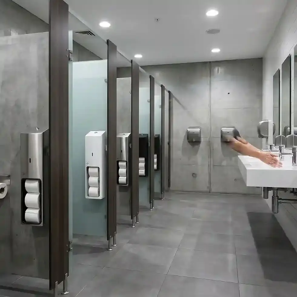 Thumbnail: ticra 3 roll toilet roll holder in white satin black stainless steel and copper finishes