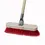 Thumbnail: Metal attachment flagged broom wooden handle soft bristle
