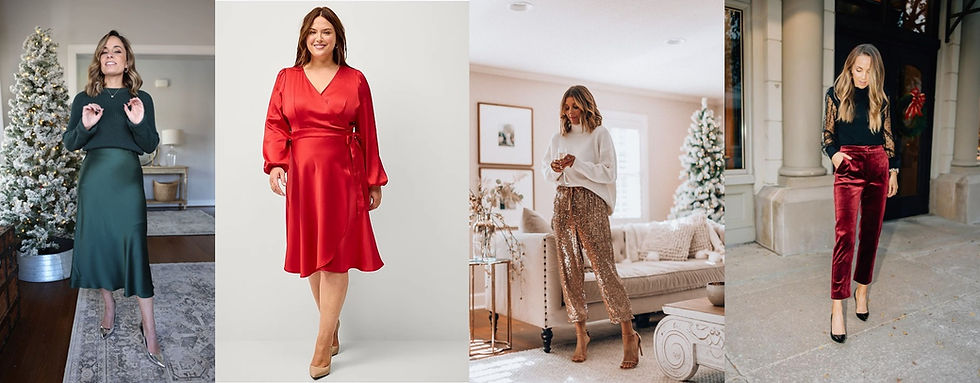 elegáns karácsonyi outfit