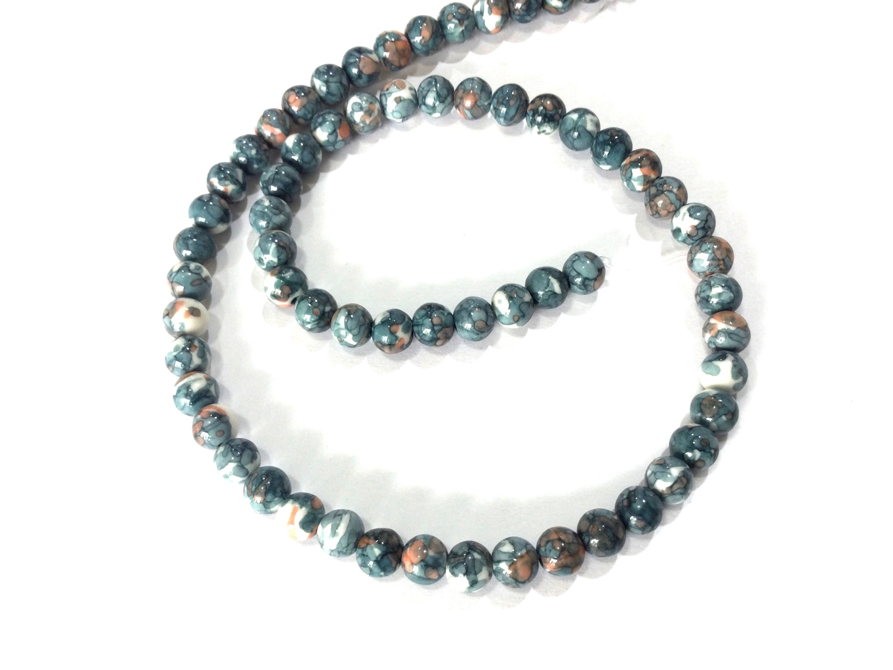 Bille Rain Flower (Yuhua) 6mm gris, corde de +-15”