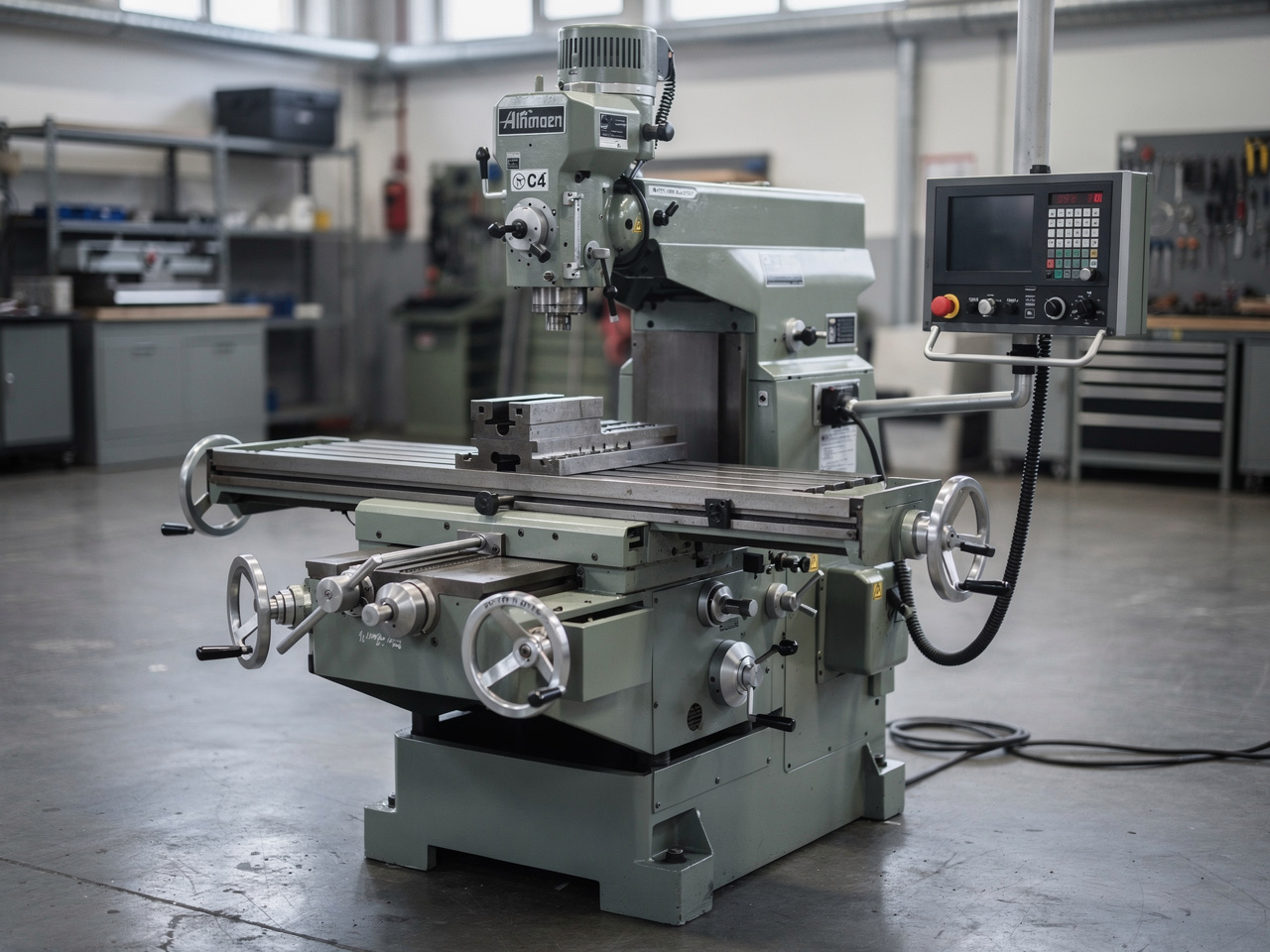 Deckel FP4M — Werkzeugfräsmaschine, Baujahr 1992