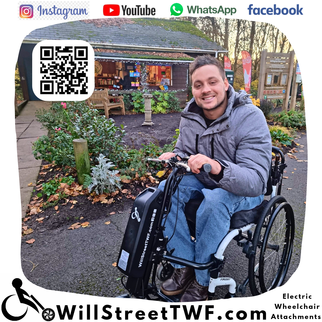 POWER-UP 500W ELECTRIC WHEELCHAIR ATTACHMENT - Shipped from China