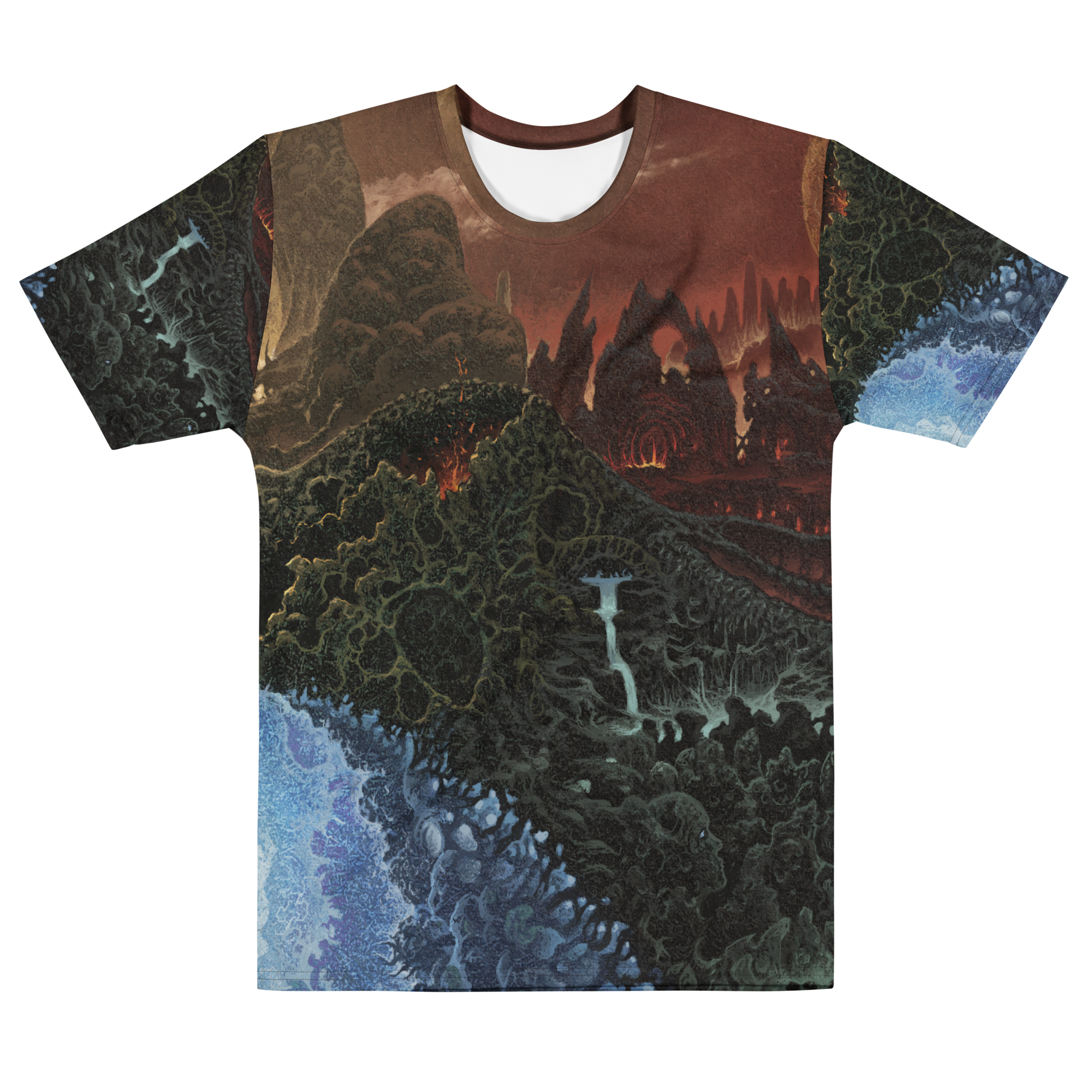 Forbidden Wasteland Allover Print T-shirt by Mark Cooper Art