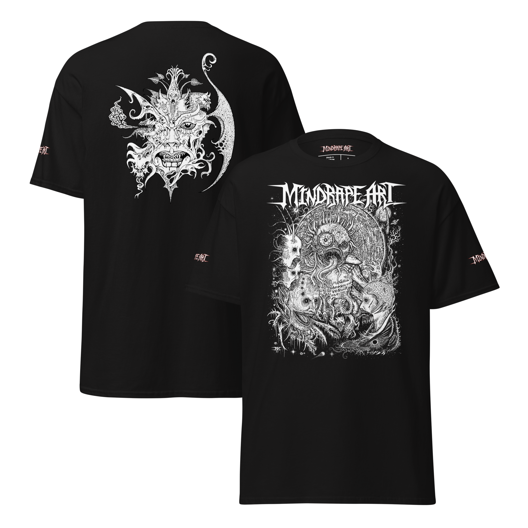 Mindrape Art - Dark Alliance T-shirt by Mark Cooper Art