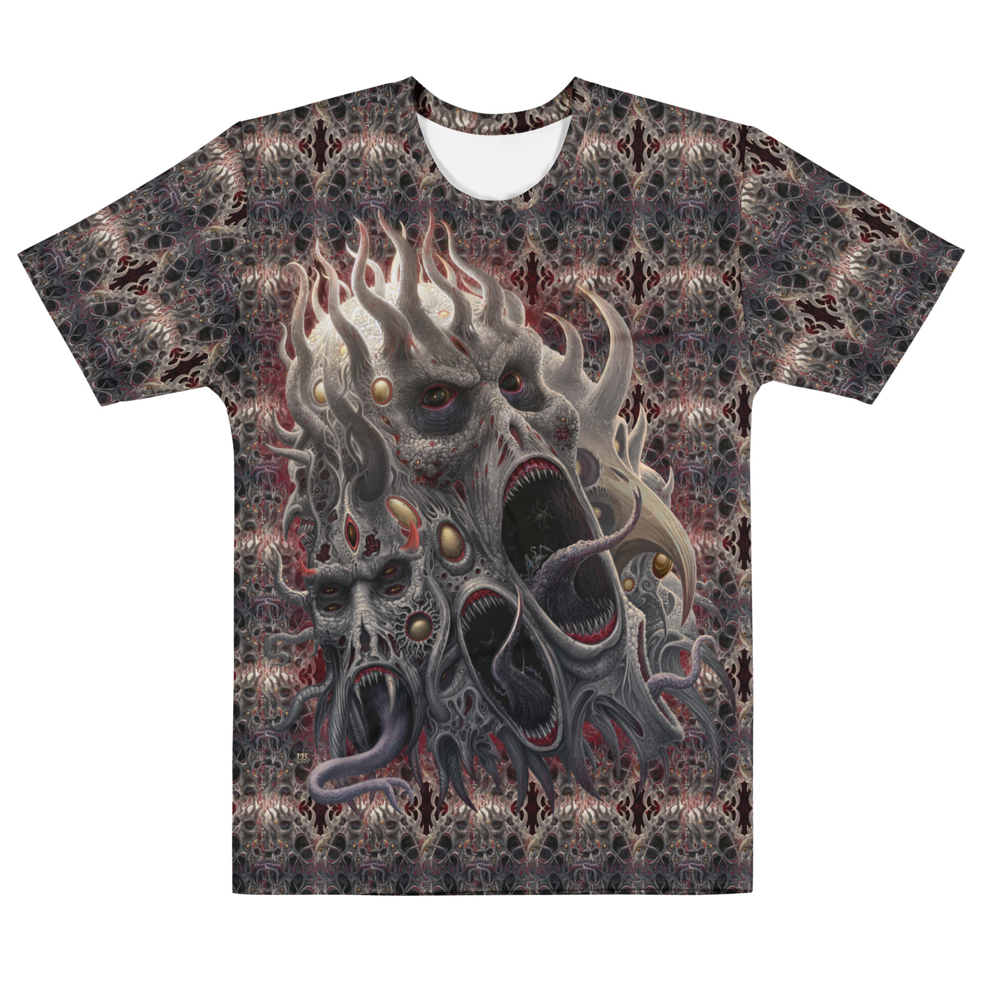 Malicious Entities Allover Print T-shirt by Mark Cooper Art