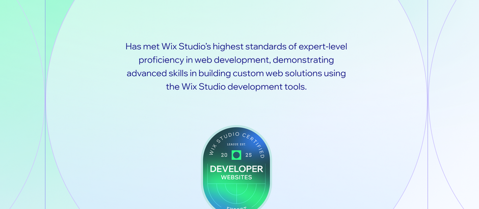 Wix STUDIO エキスパートデベロッパー認定