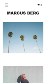 Vizuální umění website templates – Umělecký fotograf