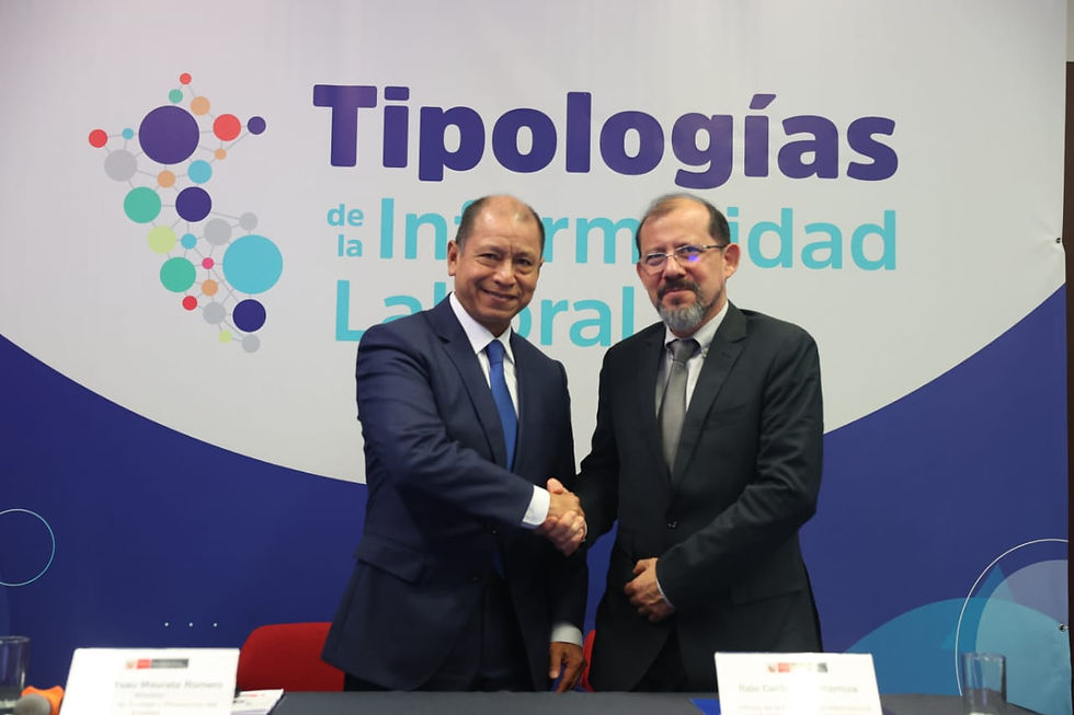 Tipologías de la informalidad laboral | Fuente: MTPE