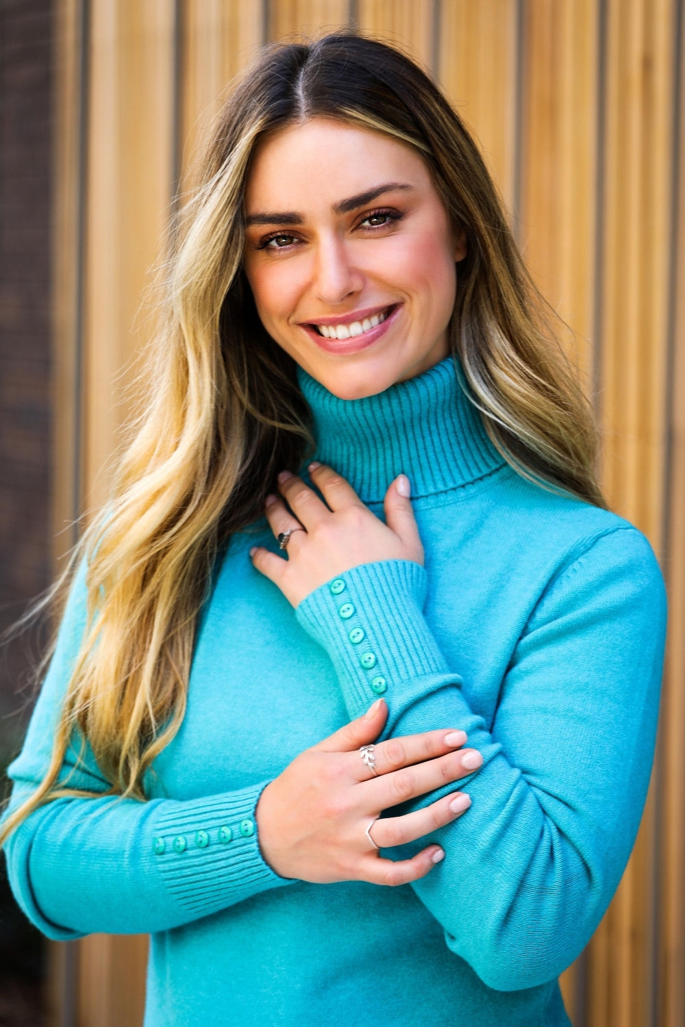 Sugarbabe Polo Neck Soft Knitted Jumper