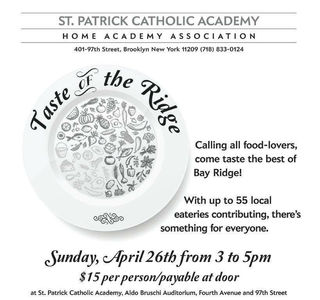 "Taste Of The Ridge" - Hosted By St. Patrick's Catholic Academy - Over 55 Local Eateri