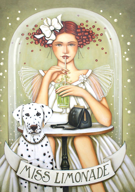 la marelle 17,5 X 23 cm Miss Limonade a