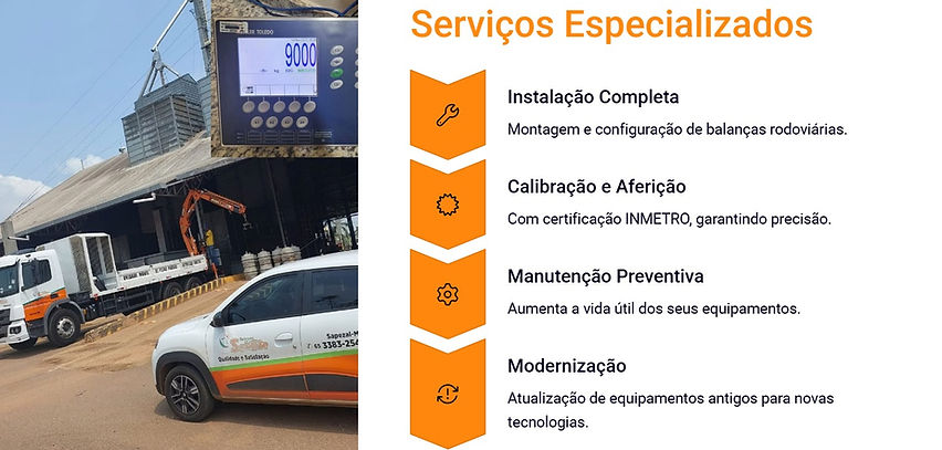 vendas e manutenção em balanças em geral 