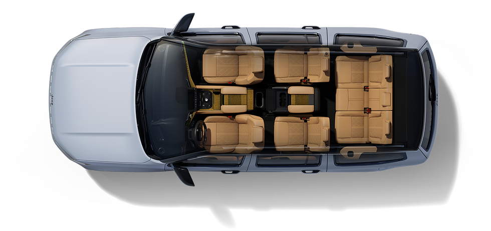 Grand Wagoneer 3-Row Plan View