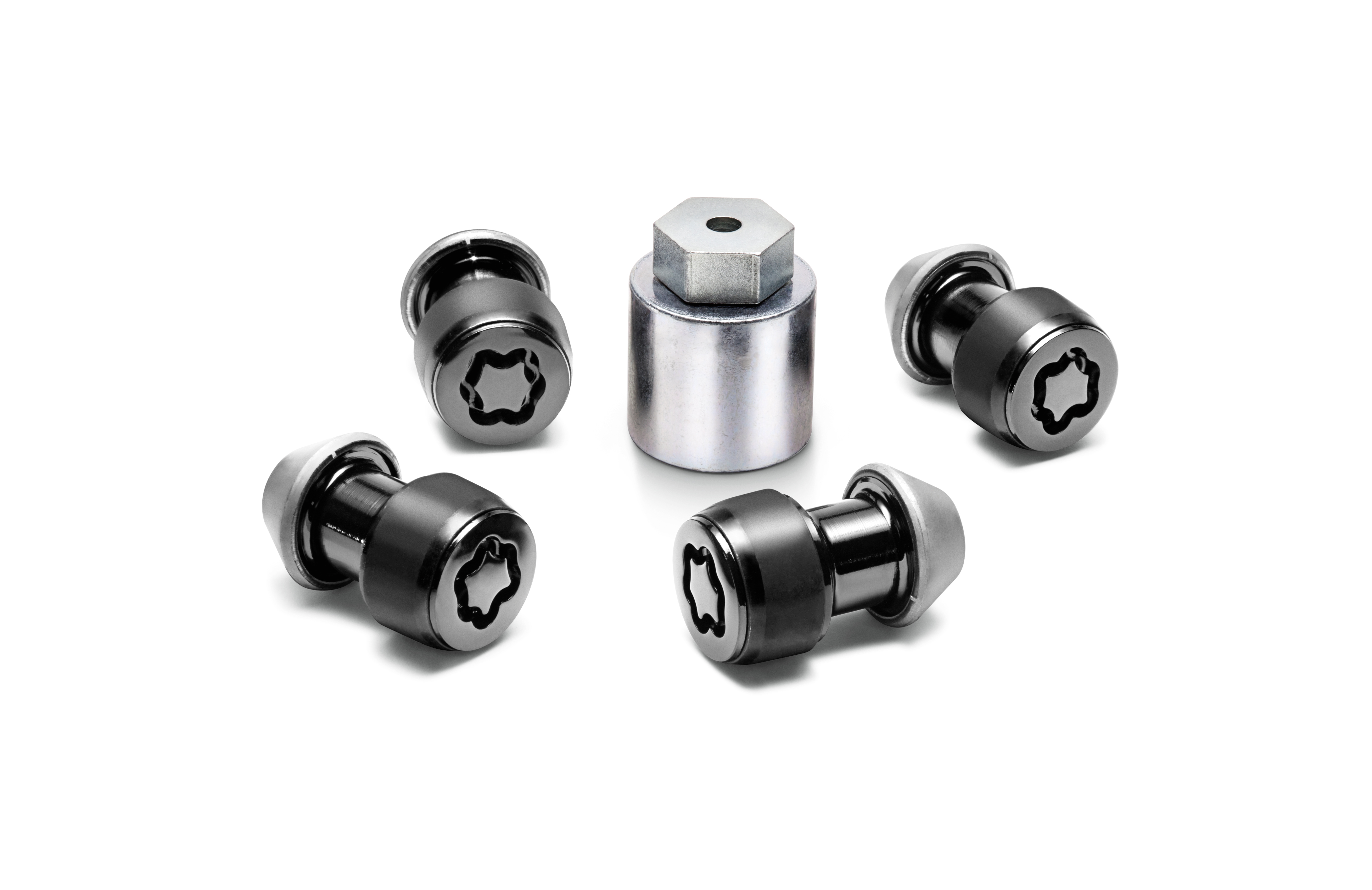 Black Wheel Caps