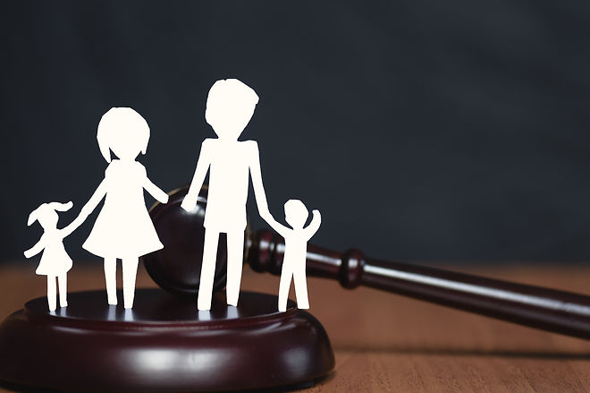 Children section by court. Divorce famil