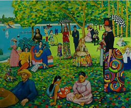 un tableau représentatif de l'histoire de la peinture