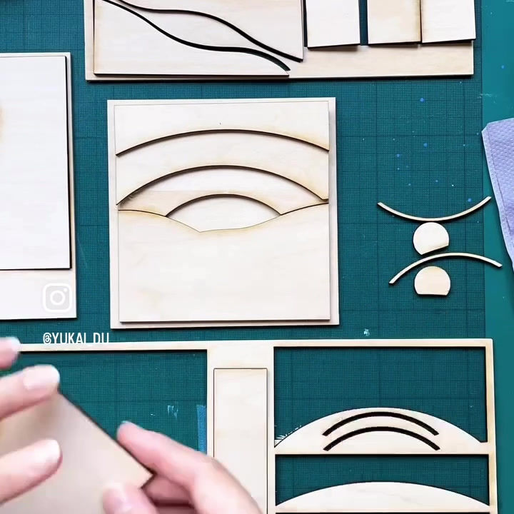 Thumbnail: Wood Artwork #1 Eye in Square