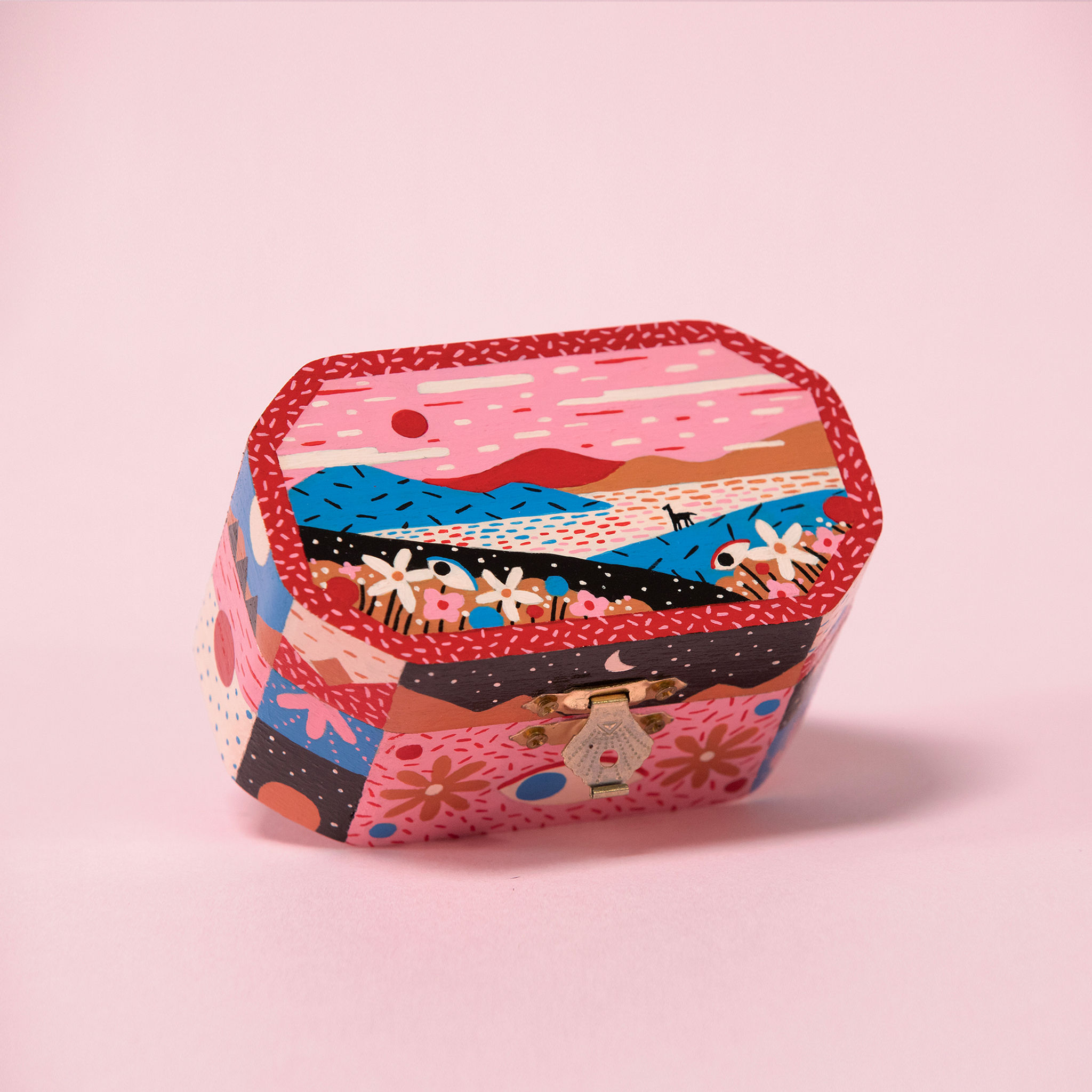 Wooden Box #2 Squircle Lake