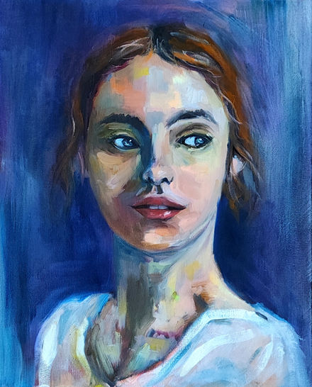 Portrait oil painting