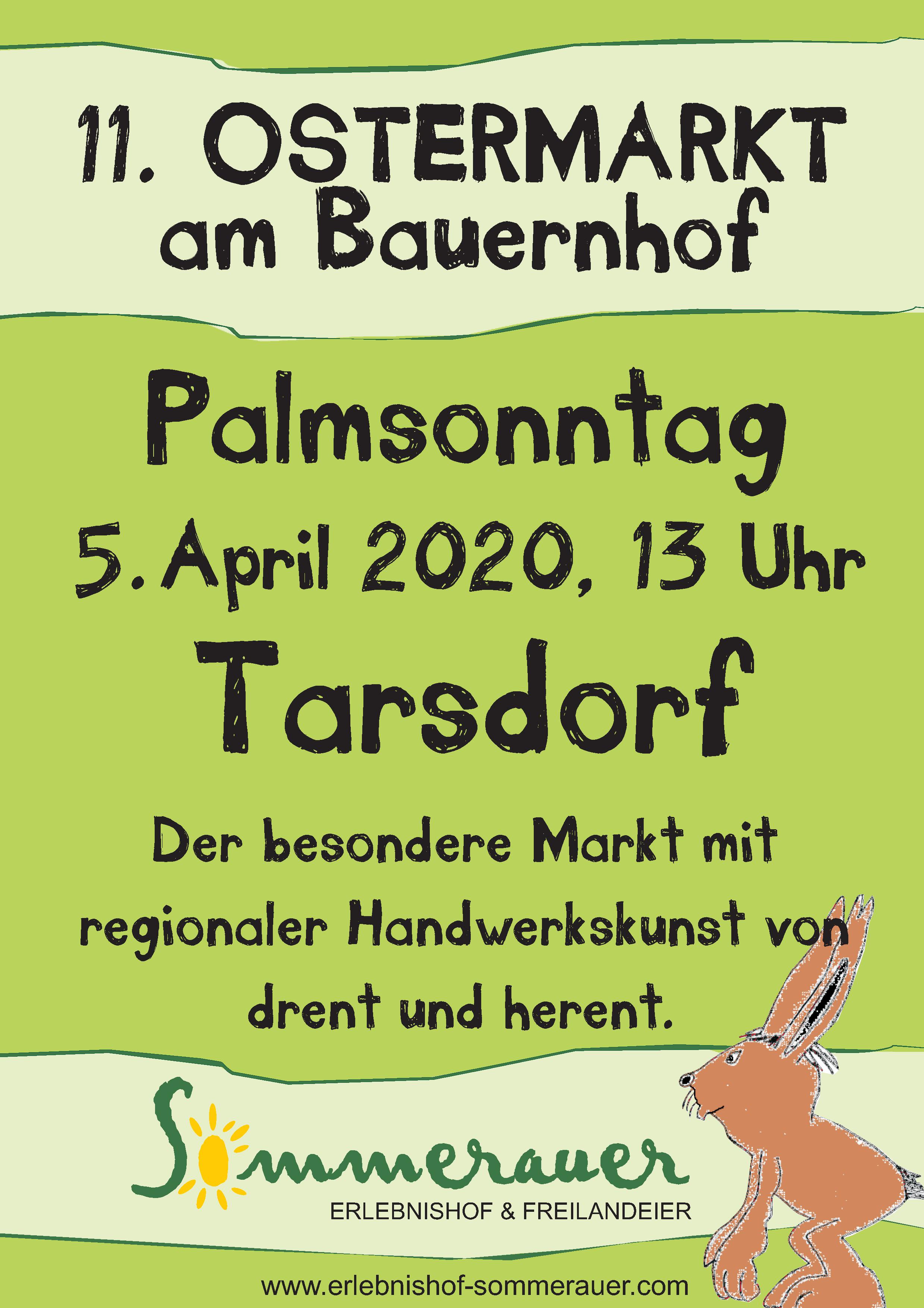 Ostermarkt Am Bauernhof 2020 Palmsonntag 5 April 2020 Ab 13 Uhr