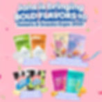 Colorful Jans snack packaging at Sweets & Snacks Expo 2025. Jubes, Sweet Potato Stixx, Milk Chewy Candy, Shrimp Spring Roll. Bold flavors!