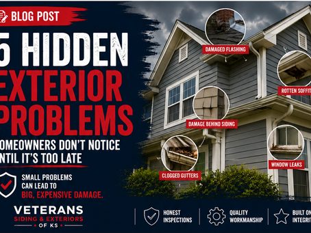 5 Hidden Exterior Problems Homeowners Don't Notice Until It's Too Late