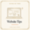 Website Tips icon for small business marketing resources