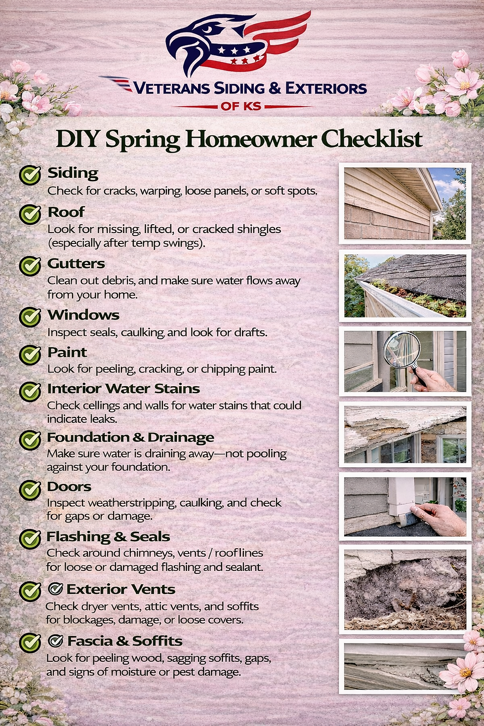DIY Spring Homeowner Checklist for Kansas Homes