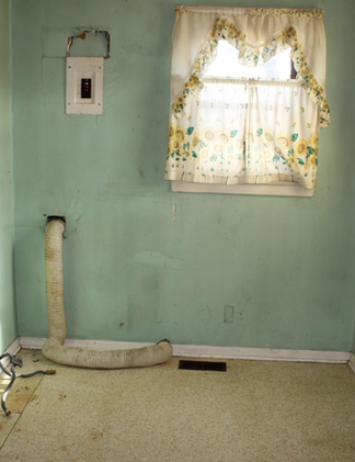 The newest addition was not built to code, the floor was rotten and breaking away