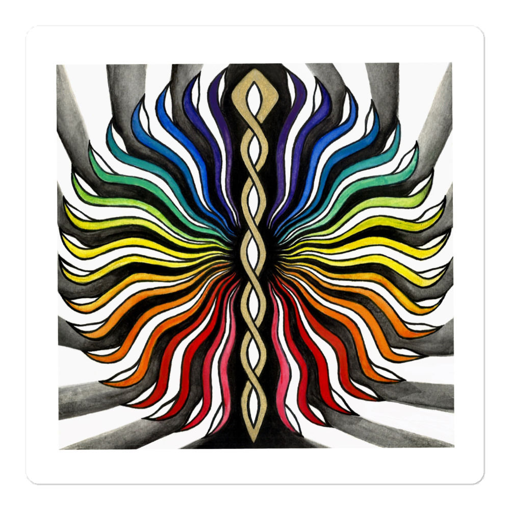 Rainbow Serpent - Sticker