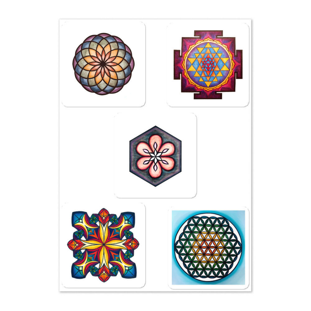 Life is Beauty - Set of 5 Stickers