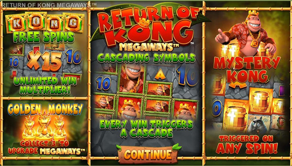 Retur of Kong Megaways Slot by Blueprint Gamig