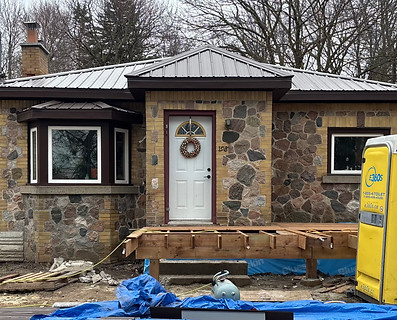 Deck installation in Guelph Ontario