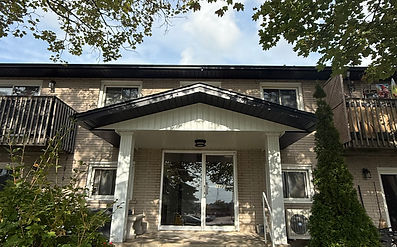 soffit fascia installation on porch