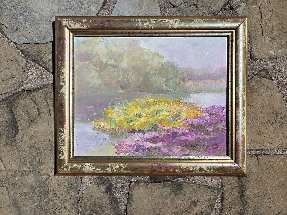 Thumbnail: "Serene River Landscape" - Melody S. Day