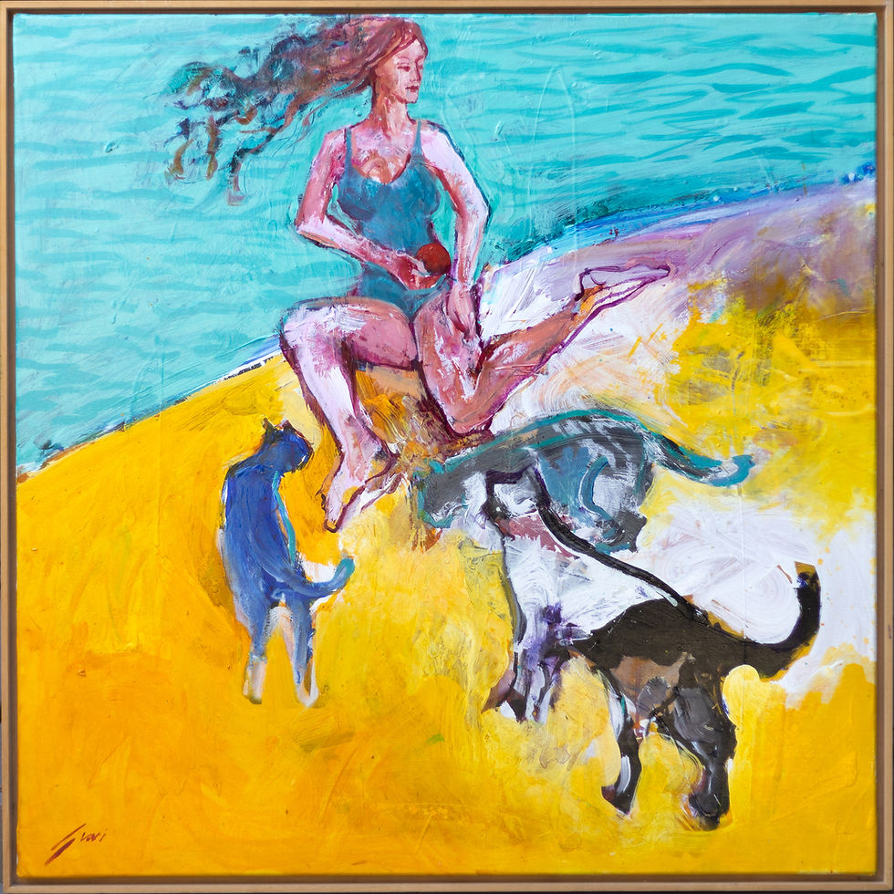 Thumbnail: Cats and a Woman - Pep Suari