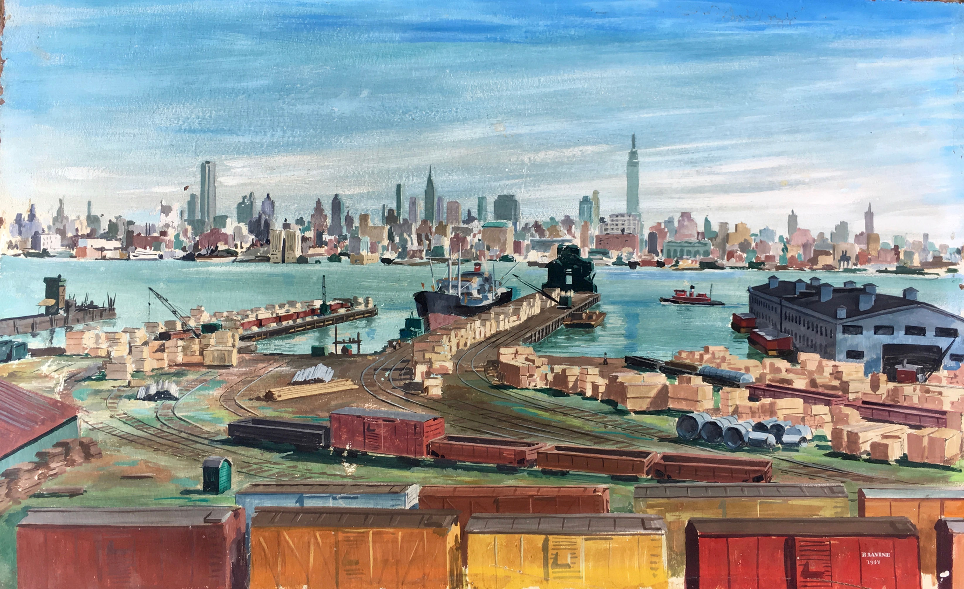 "Harbor, New York City" - Robert Lavin