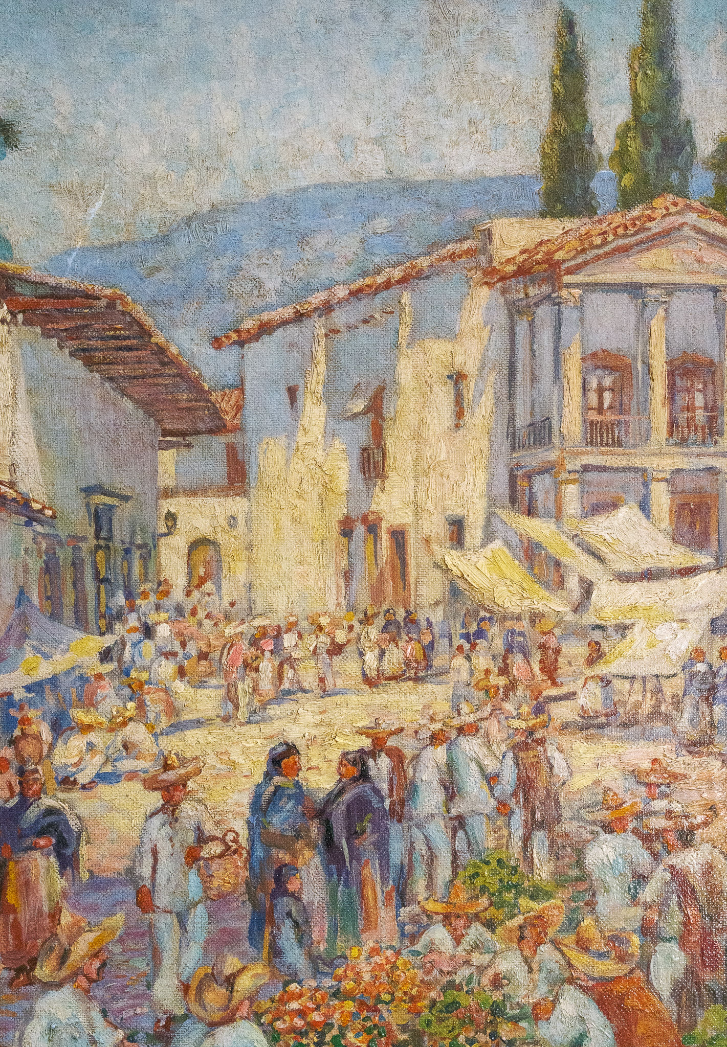 "Square in Taxco Mexico" Raymonmd Everett