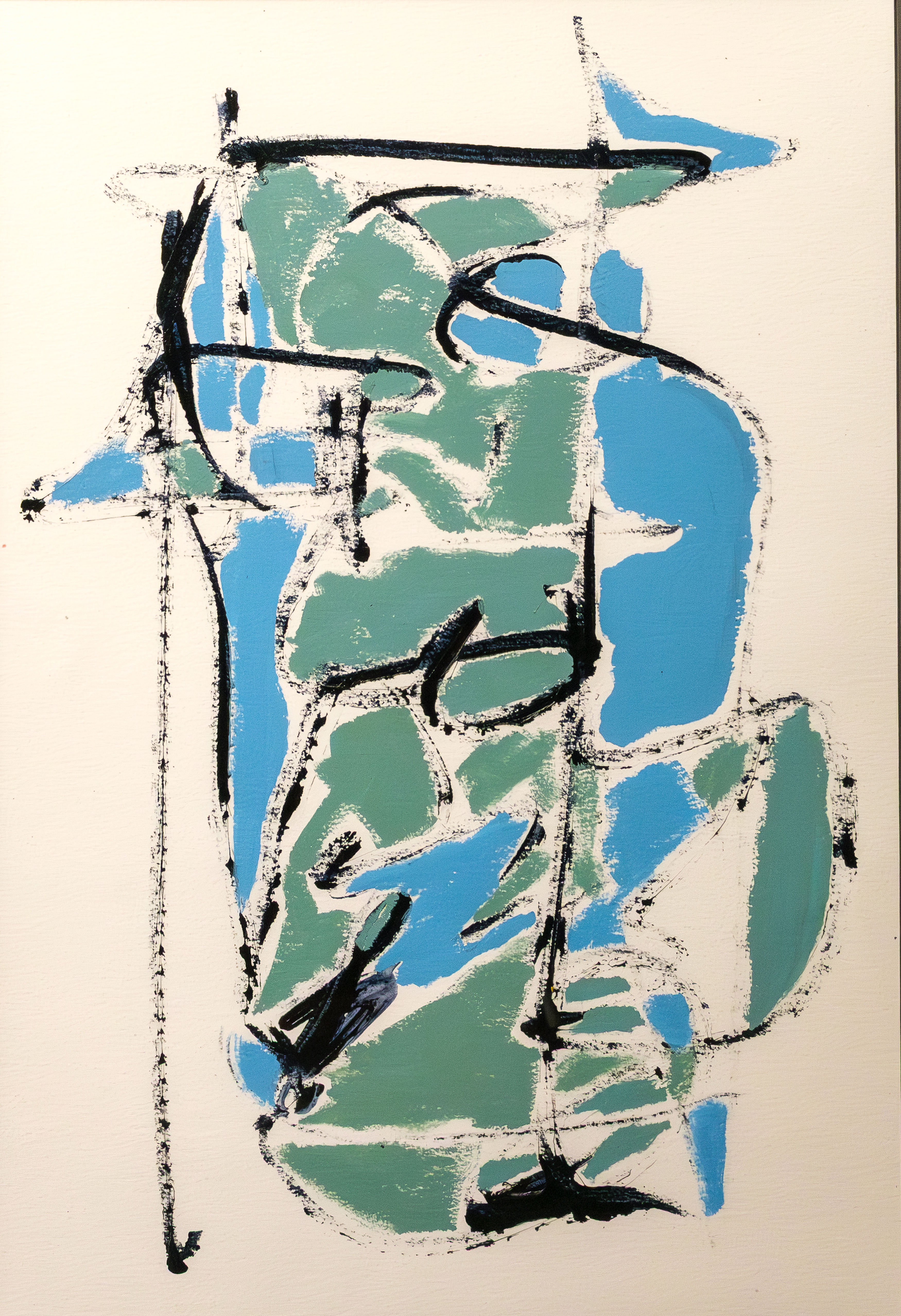 "Abstract Composition Sky and Slate " 2017 - Tom Reno