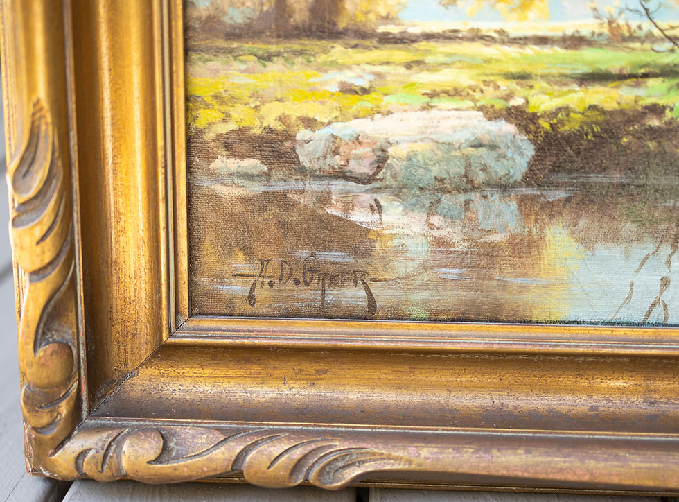Thumbnail: Lakeside in Autumn - A.D. Greer