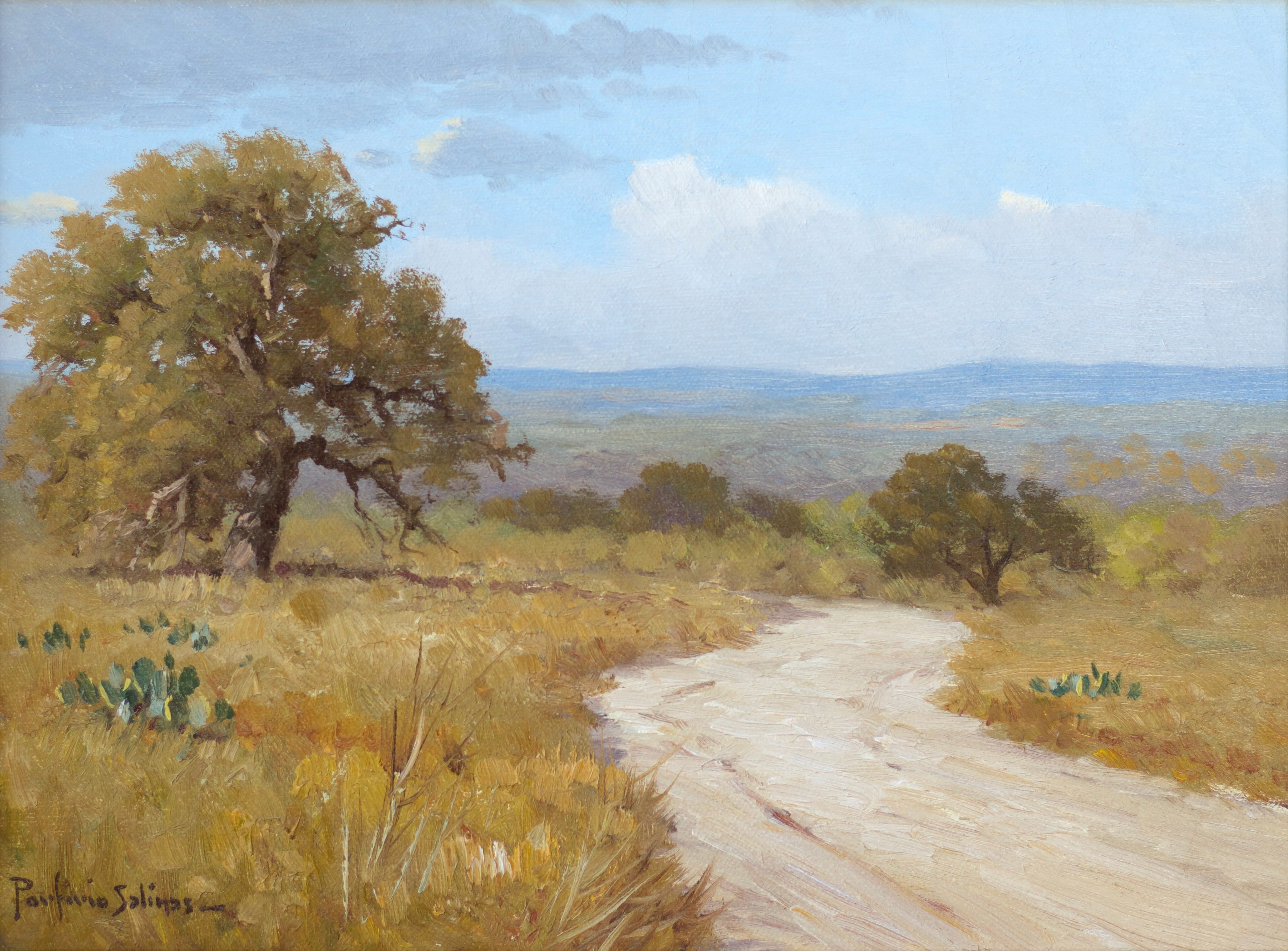 Fall Pastoral Landscape - Porfirio Salinas